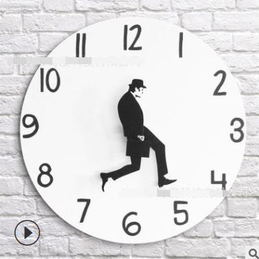 Silly Walk Wall Clock